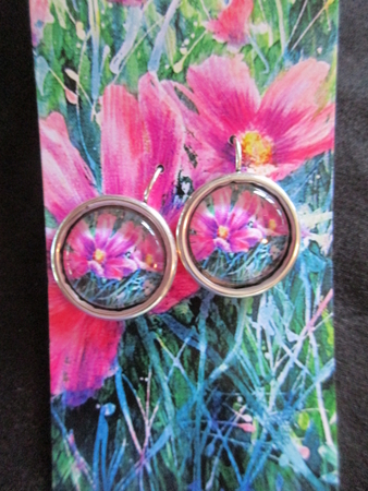 Cosmos Blooms, large round
