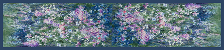Respite silk scarf