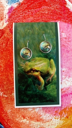 Spring Peeper earrings